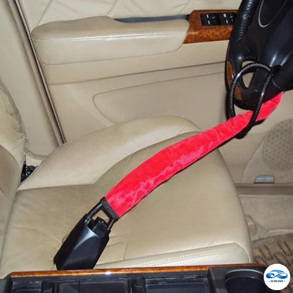 Traba Volante Bloqueo Universal Conexión Cinturón Antirrobo