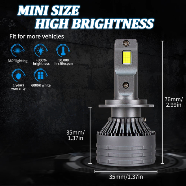 LED 300W 65.000LM H4 / H7 / H11  Alta Potencia Luz Blanca