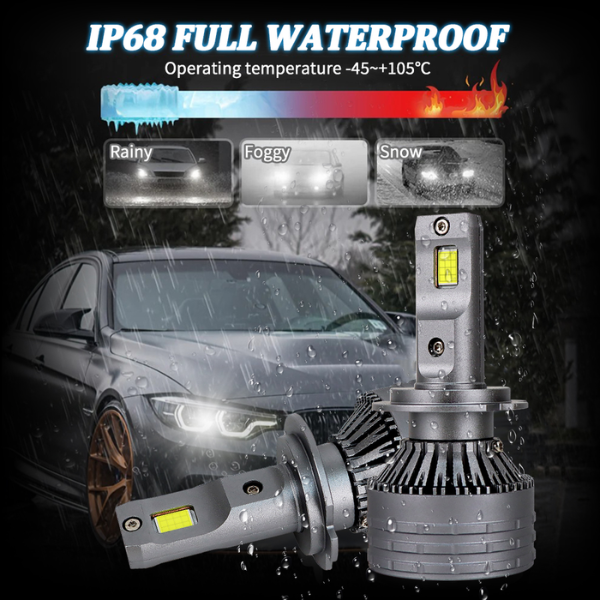 LED 300W 65.000LM H4 / H7 / H11  Alta Potencia Luz Blanca