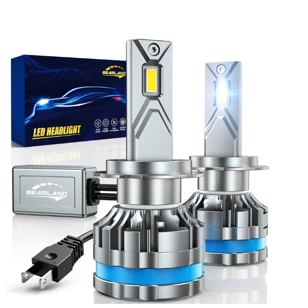 Ampolleta LED H7 150W 65.000LM  Luz Alta y Baja Súper Brillante para Faros Delanteros, H7, H11