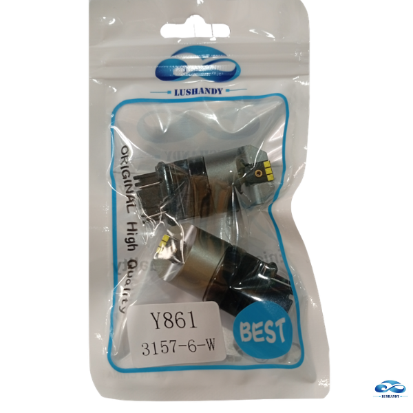 Ampolleta LED Y861-3157 Doble contacto cola de pescado T25