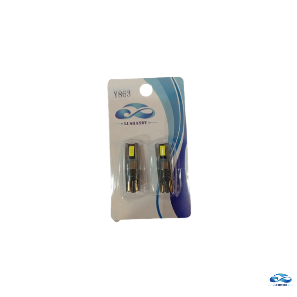Ampolleta LED Y863 Un contacto cola de pescado T10
