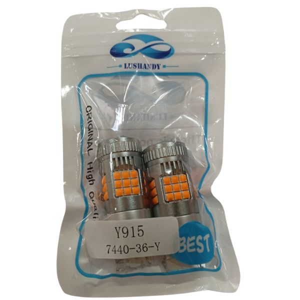 Ampolletas LED Ámbar Bayoneta para Auto