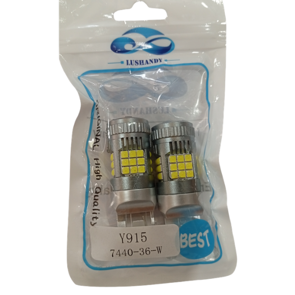 Ampolletas LED Ámbar Bayoneta para Auto