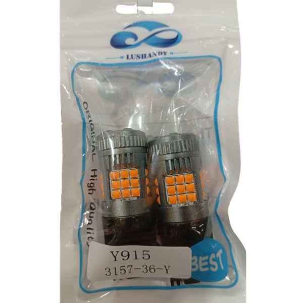 Ampolletas LED Ámbar Bayoneta para Auto