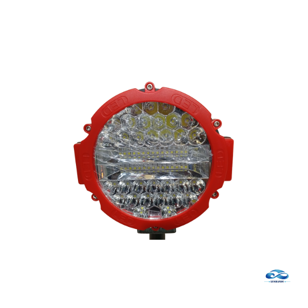 Foco LED Redondo Automotriz Rojo de Alta Potencia