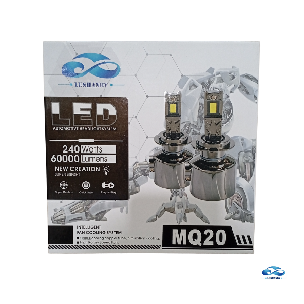 Kit Ampolletas LED Headlight 240W 16000LM H4, H7, H11