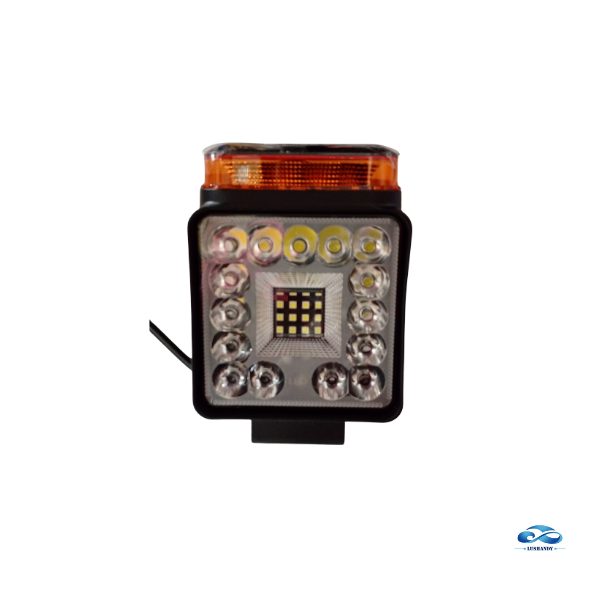 Foco LED Cuadrado Y966 con Luz Ámbar