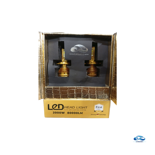 Kit Ampolletas LED H4 2000W 80000LM