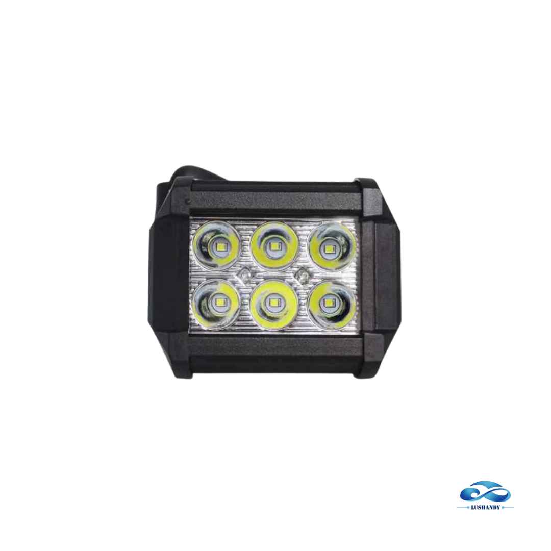 Foco Neblinero 6 Cree Led 18w  Sin Lupa