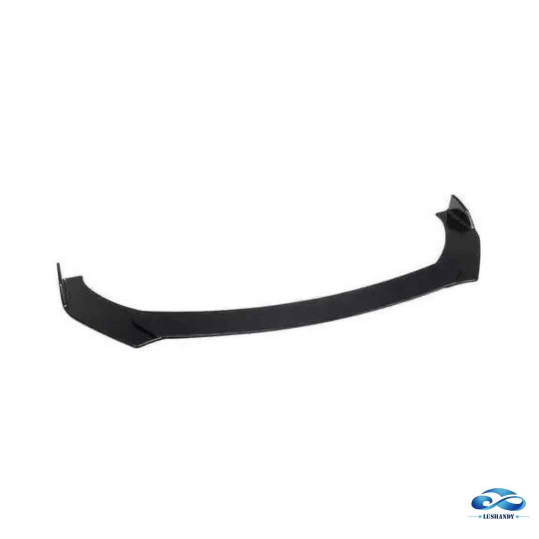Lip Delantero Universal Negro Brillante  3 Piezas