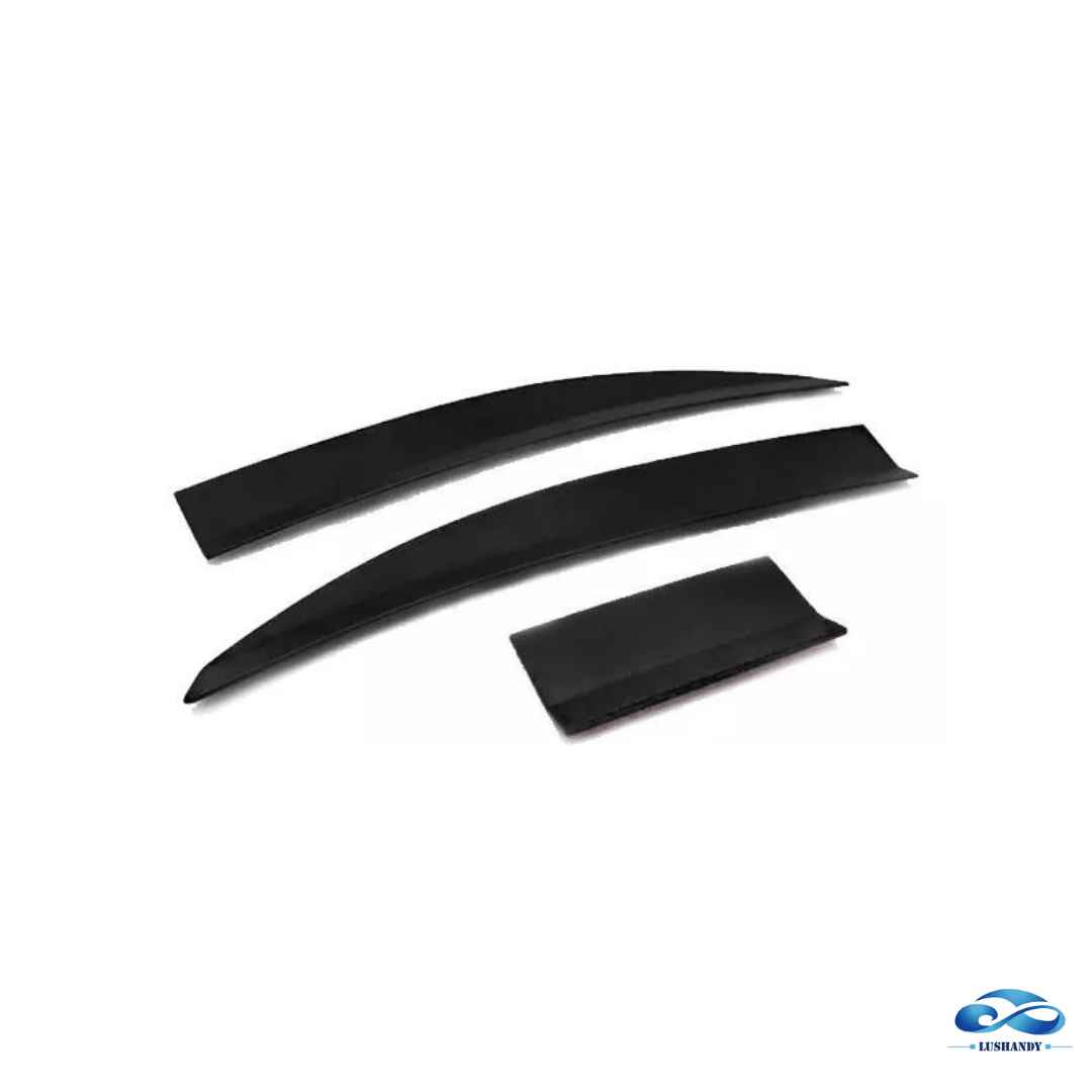 Lip De Maleta Aleron 3 Piezas Negro Brillante Lip De Maleta Aleron 3 Piezas Negro Brillante