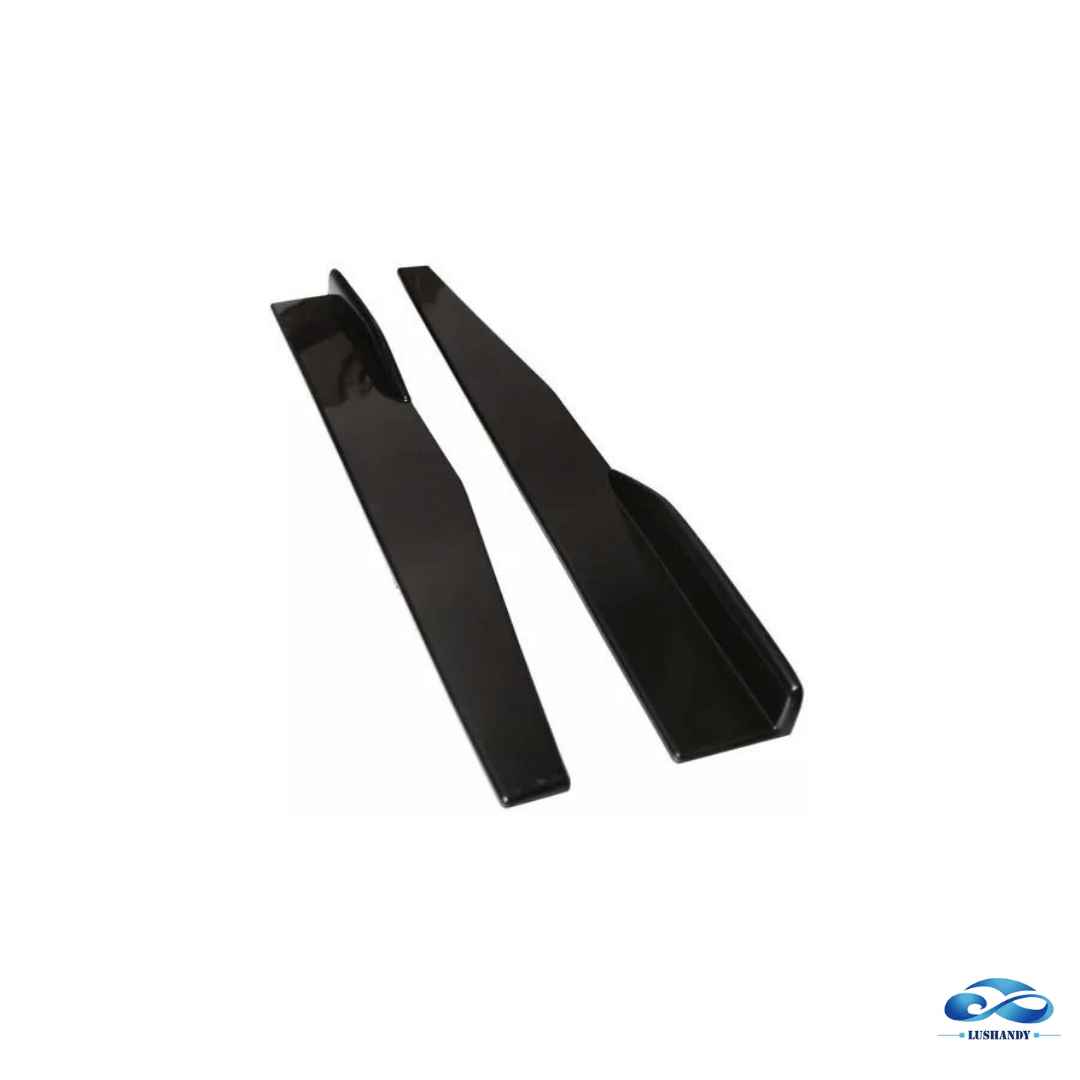 Lip Lateral 2 Piezas Negro Brillante