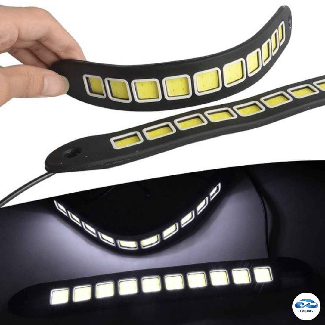 Led Diurna Flexible 21cm Waterproof  2 pzas