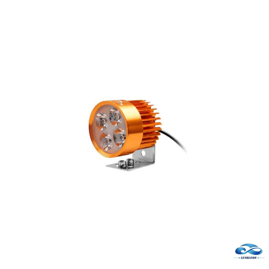 Neblineros 4 Led Redondo  Para Moto 18Watts