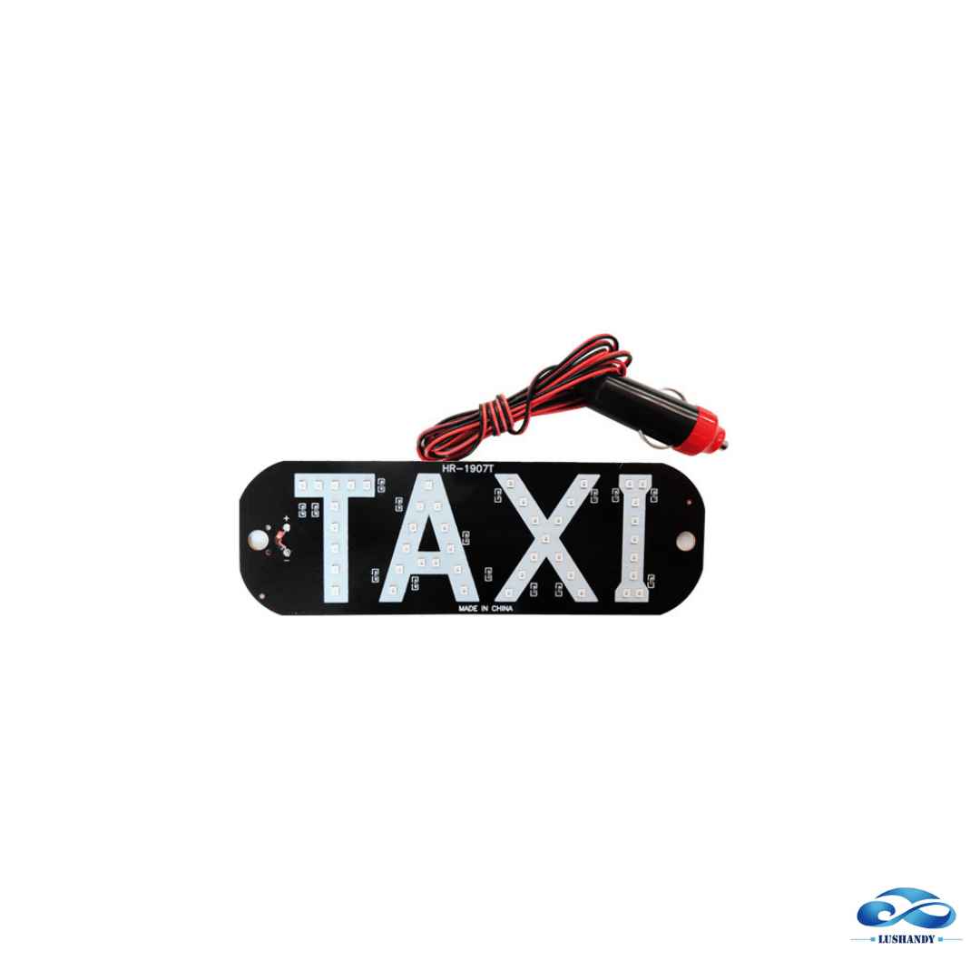 Letrero LED -TAXI- Para Cualquier Auto 12VOLT