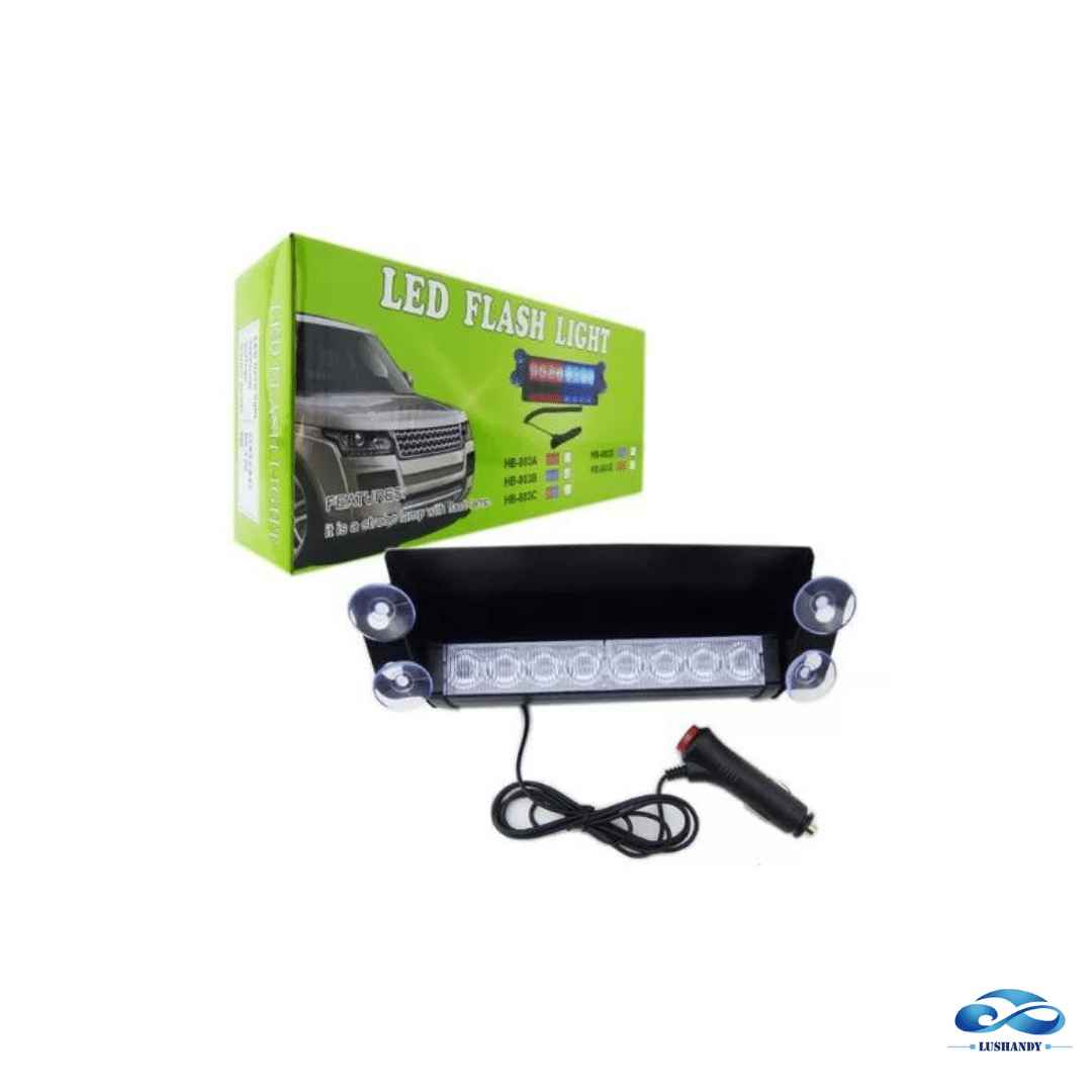 Baliza Para Parabrisas 8 Led 