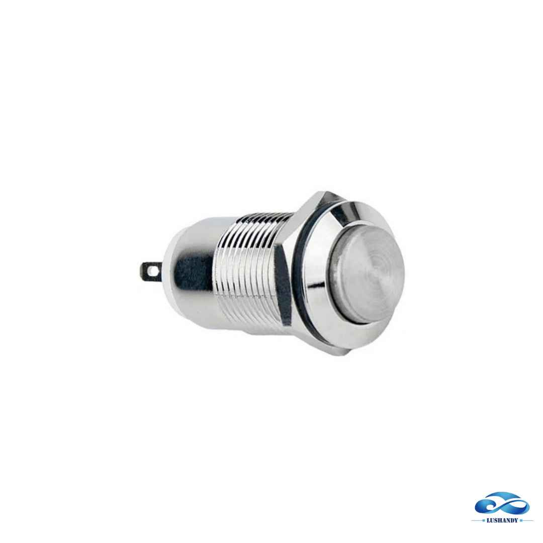 Boton Pulsador On/Off Metal Boton Pulsador On/Off Metal