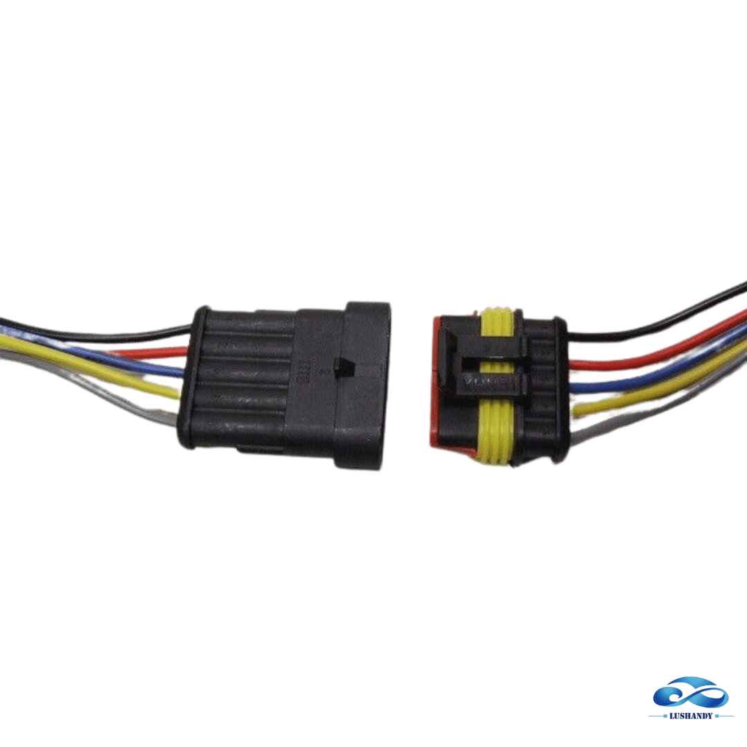 Conector Macho - Hembra 5 Pines 