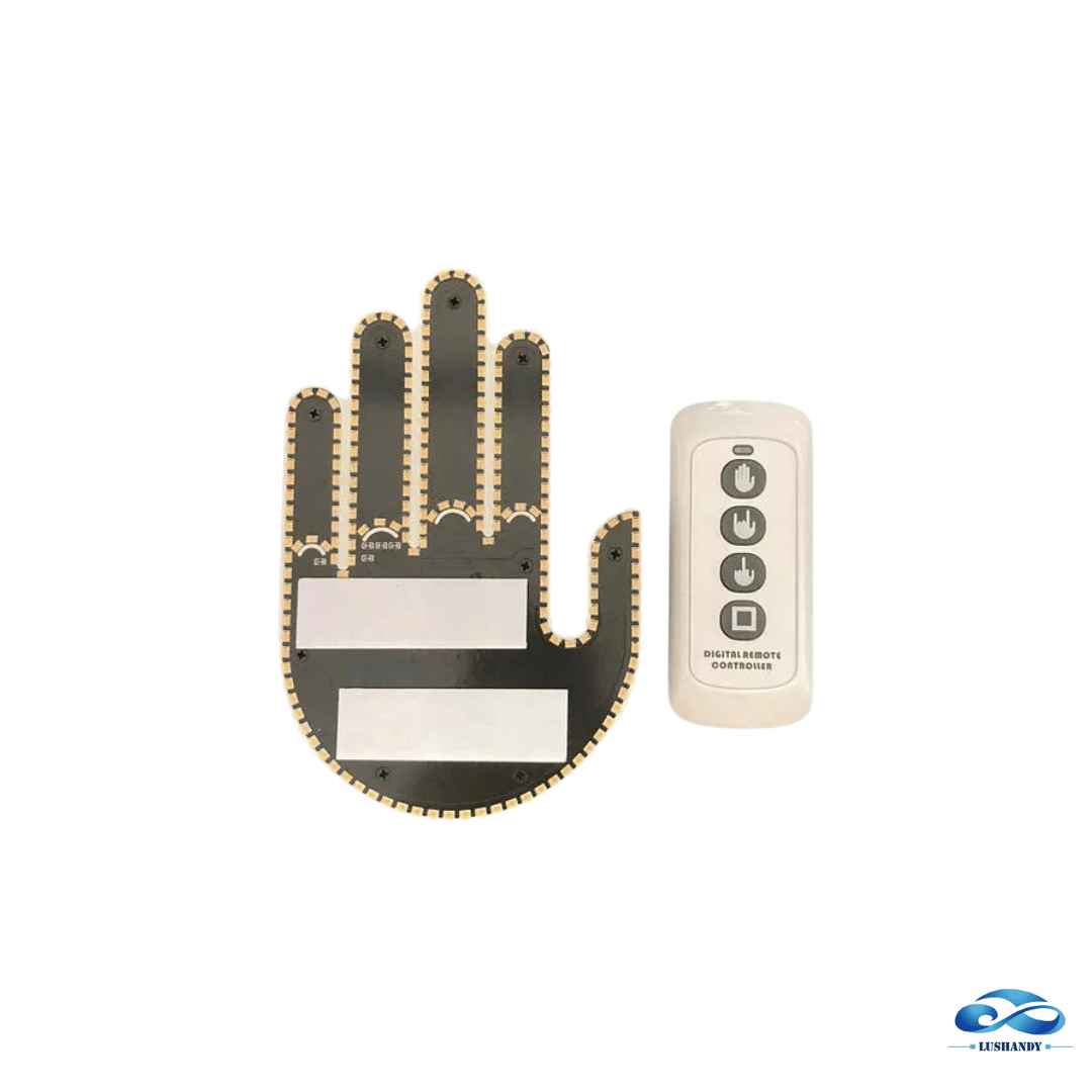 Mano De Señal Led Para Autos Recargable Grande