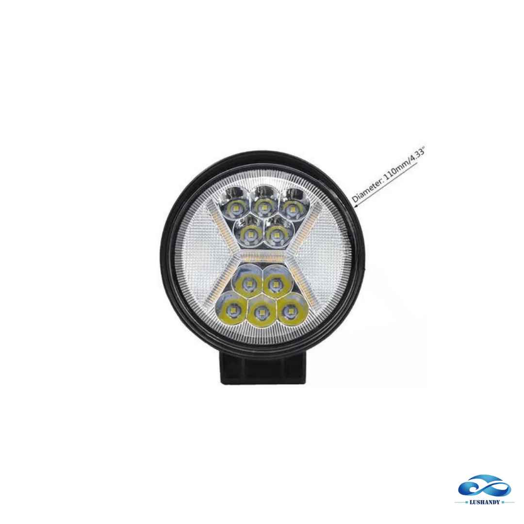 Foco Neblinero Bicolor Amarillo Y Naranja 117W 12-24V Foco Neblinero Bicolor Amarillo Y Naranja 117W 12-24V