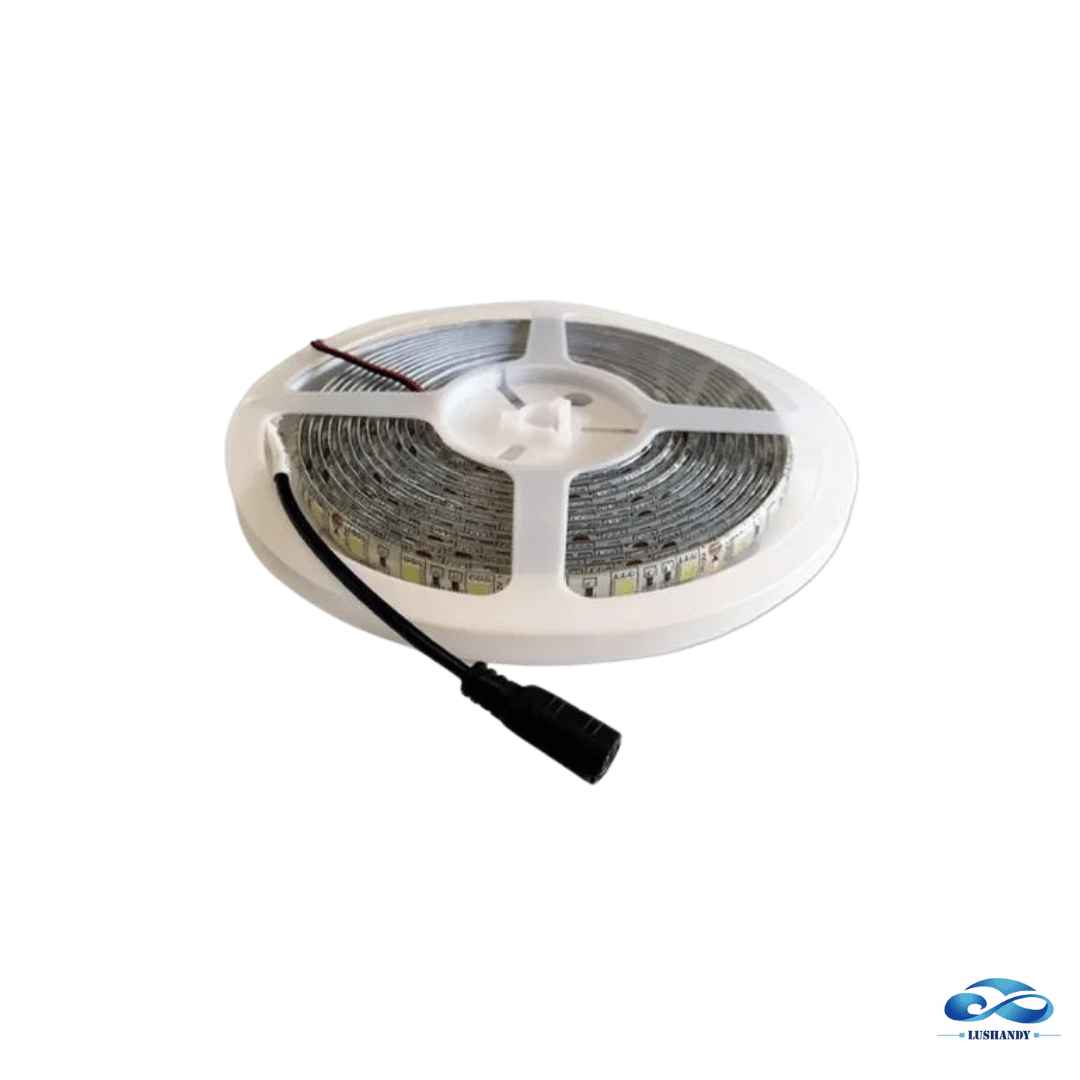 Tiras Luces  Led   RGB 5050 Con  Silicona  5Mts