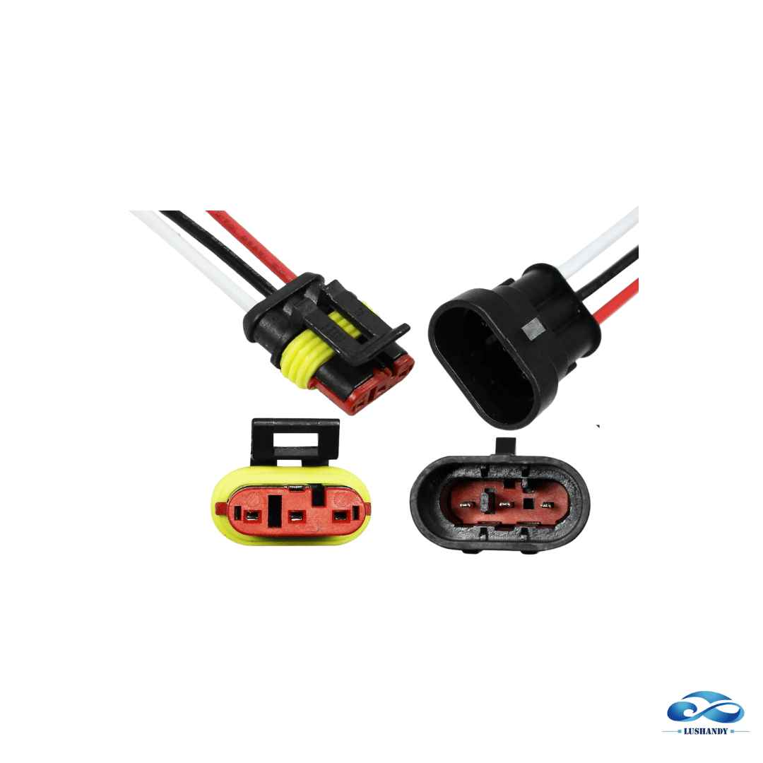 Conector De 3 Pines Macho Y Hembra Conector De 3 Pines Macho Y Hembra