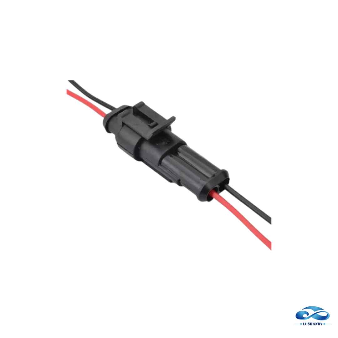 Conector De 2 Pines Macho Y Hembra Conector De 2 Pines Macho Y Hembra