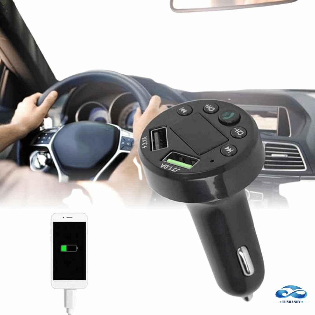 Adaptador Bluetooth Pantalla LED Estéreo Con Puerto USB Para Auto Adaptador Bluetooth Pantalla LED Estéreo Con Puerto USB Para Auto
