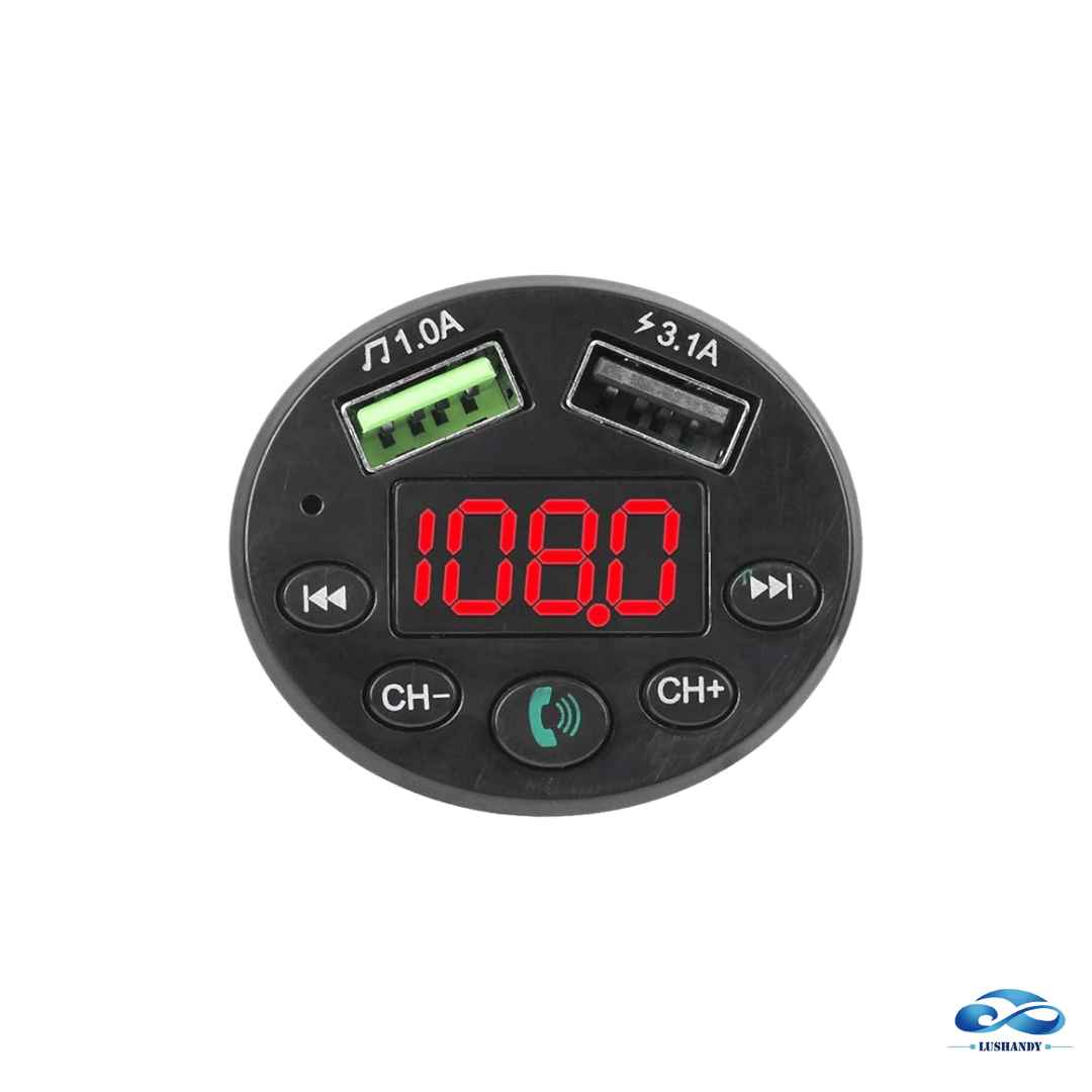 Adaptador Bluetooth Pantalla LED Estéreo Con Puerto USB Para Auto Adaptador Bluetooth Pantalla LED Estéreo Con Puerto USB Para Auto