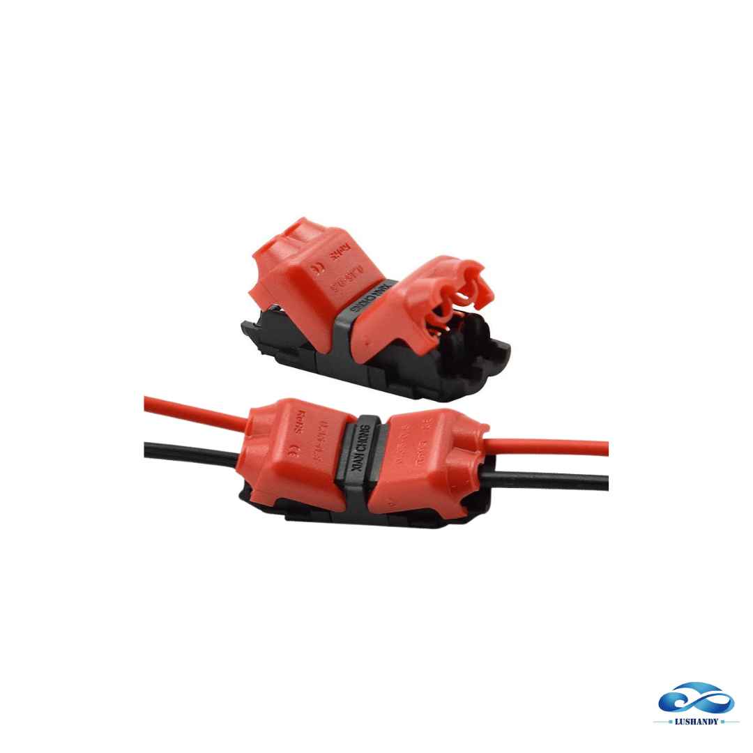 Conector de Cable H2 T1 T2 D1 De 1pin y 2 pines, Roba Corriente Conector de Cable H2 T1 T2 D1 De 1pin y 2 pines, Roba Corriente