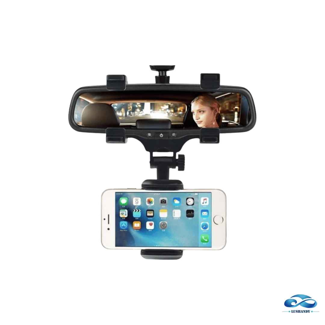 Soporte De Celular Giratorio Para Retrovisor De Auto Soporte De Celular Giratorio Para Retrovisor De Auto