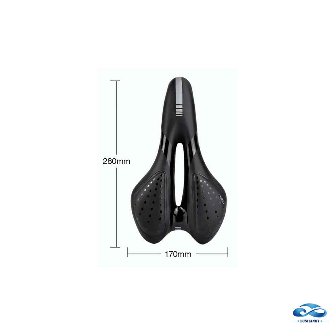 Asiento Sillín Para Bicicleta Anti prostáticos Negro Asiento Sillín Para Bicicleta Anti prostáticos Negro