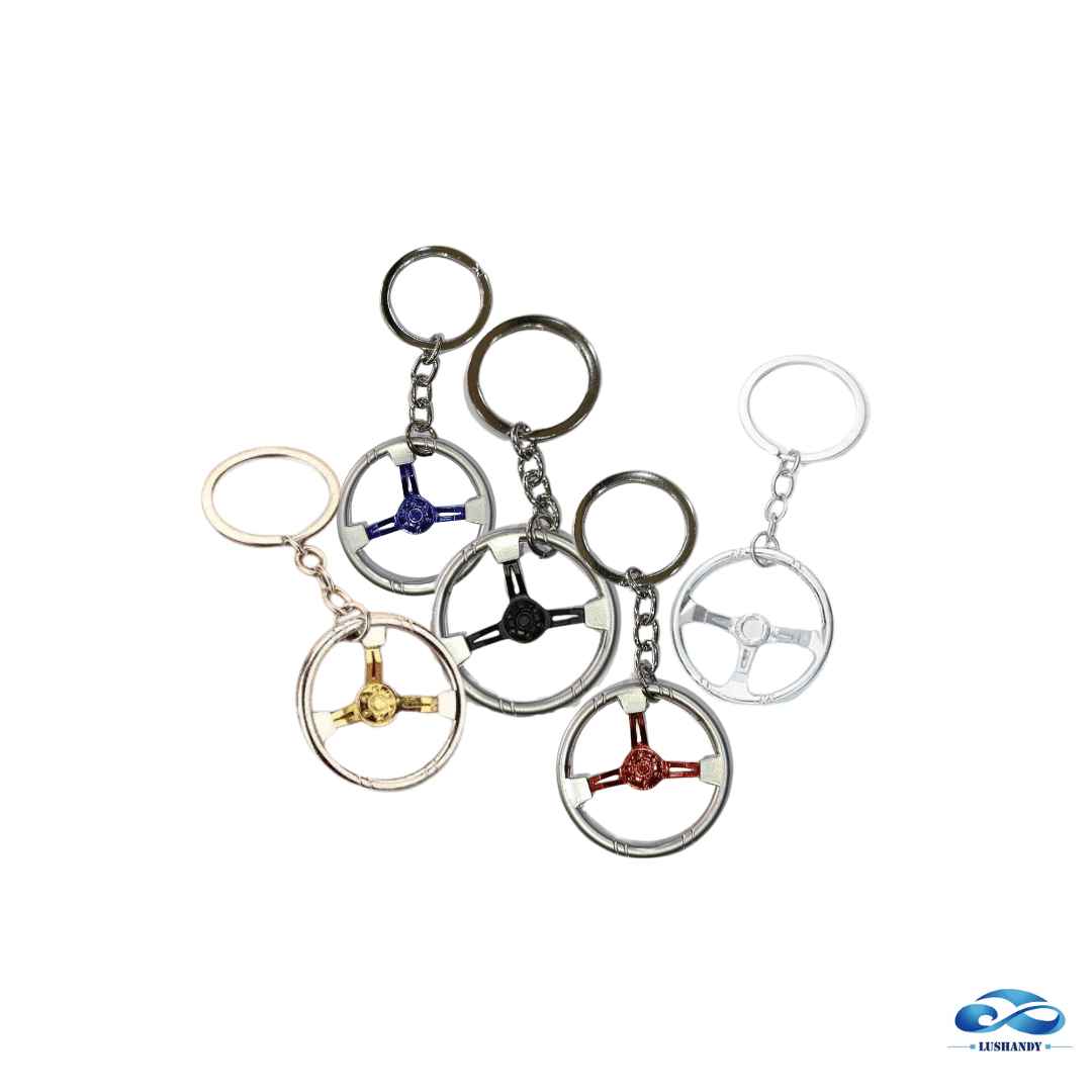 Llavero  Forma De Volante  Disponible En Varios Colores