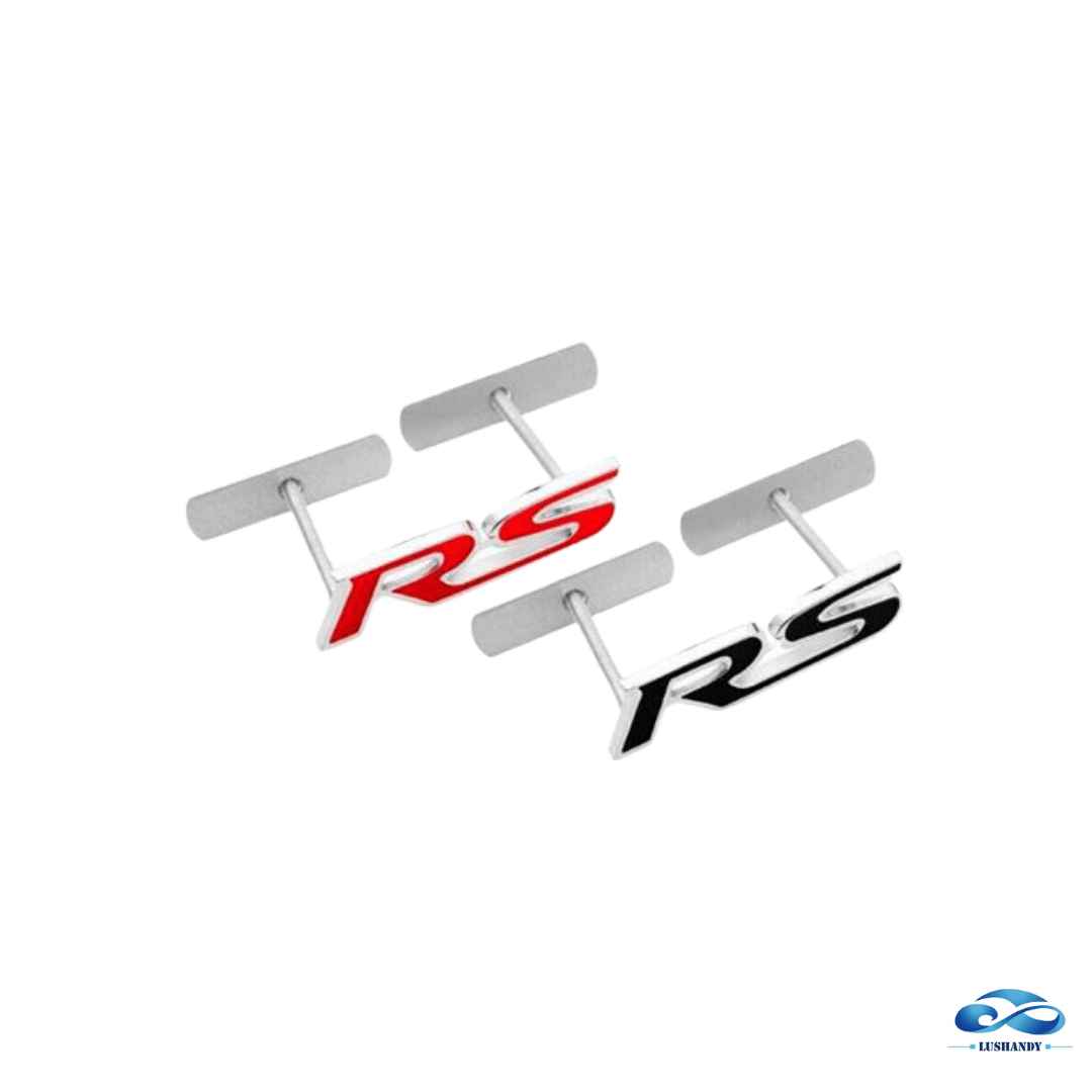 Etiquetas Metal Emblema Nombre RS De Parrilla Con Tornillo