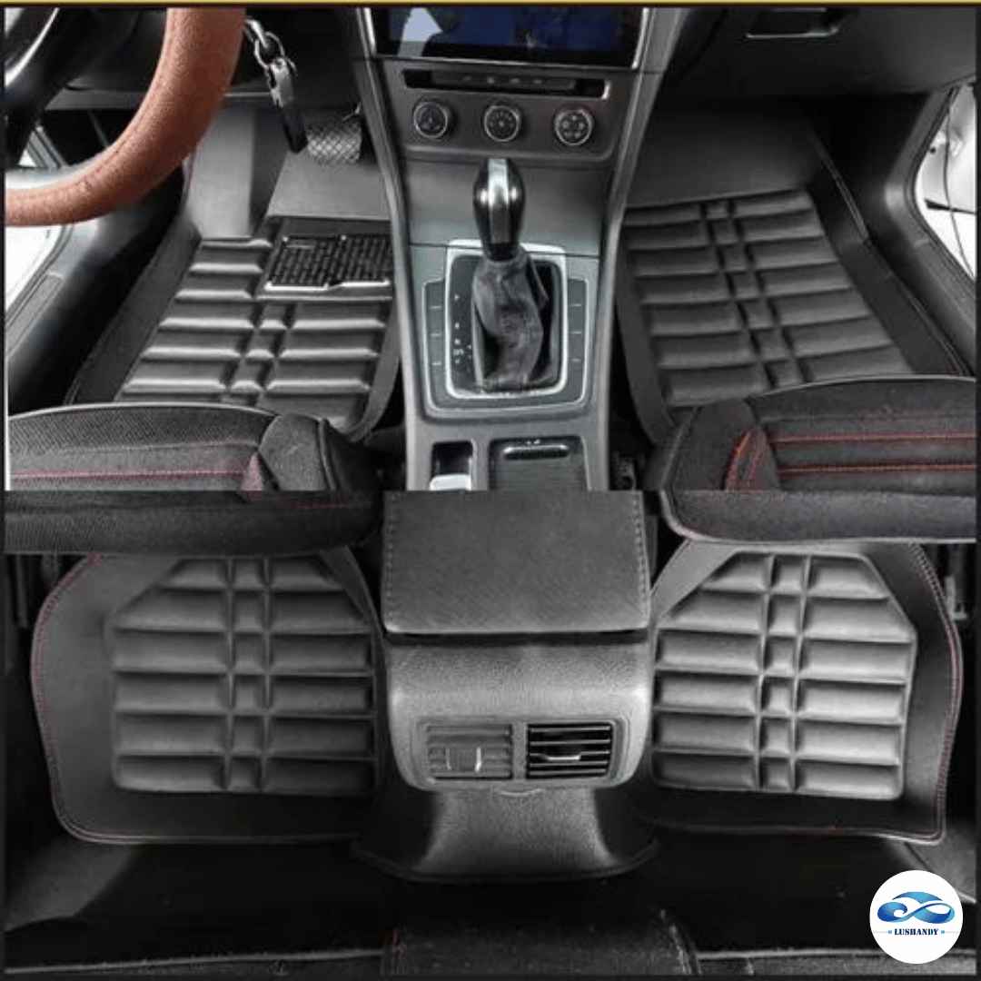 Cubre piso para Auto tipo bandeja universal Juego de 5 Piezas Cubre piso para Auto tipo bandeja universal Juego de 5 Piezas