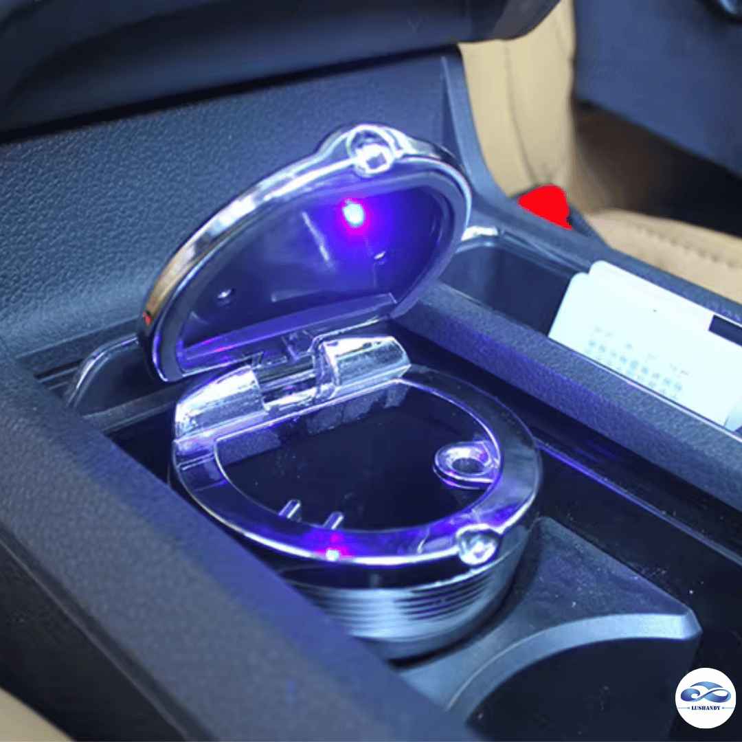 Cenicero Universal Para Auto Con Luz Led Cenicero Universal Para Auto Con Luz Led