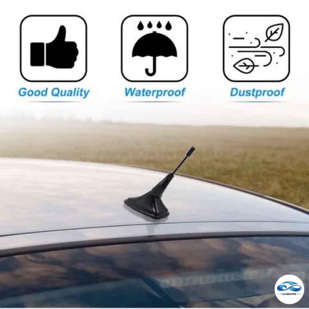 Antena Decorativa Base Autoadhesivo 3Piezas 9.5, 16.5, 29cm Para Auto Antena Decorativa Base Autoadhesivo 3Piezas 9.5, 16.5, 29cm Para Auto