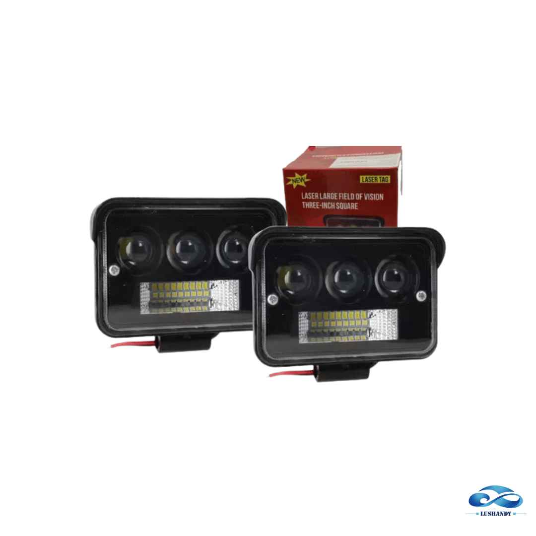 Foco Neblinero 3 Led De 78W 12-80V 3200LM Y Una Led Expansiva