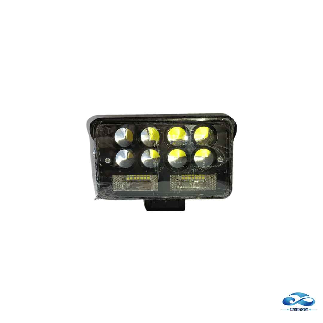 Foco Neblinero 8 Led De 126W 12-80V 3200LM Y 2 Led Expansiva