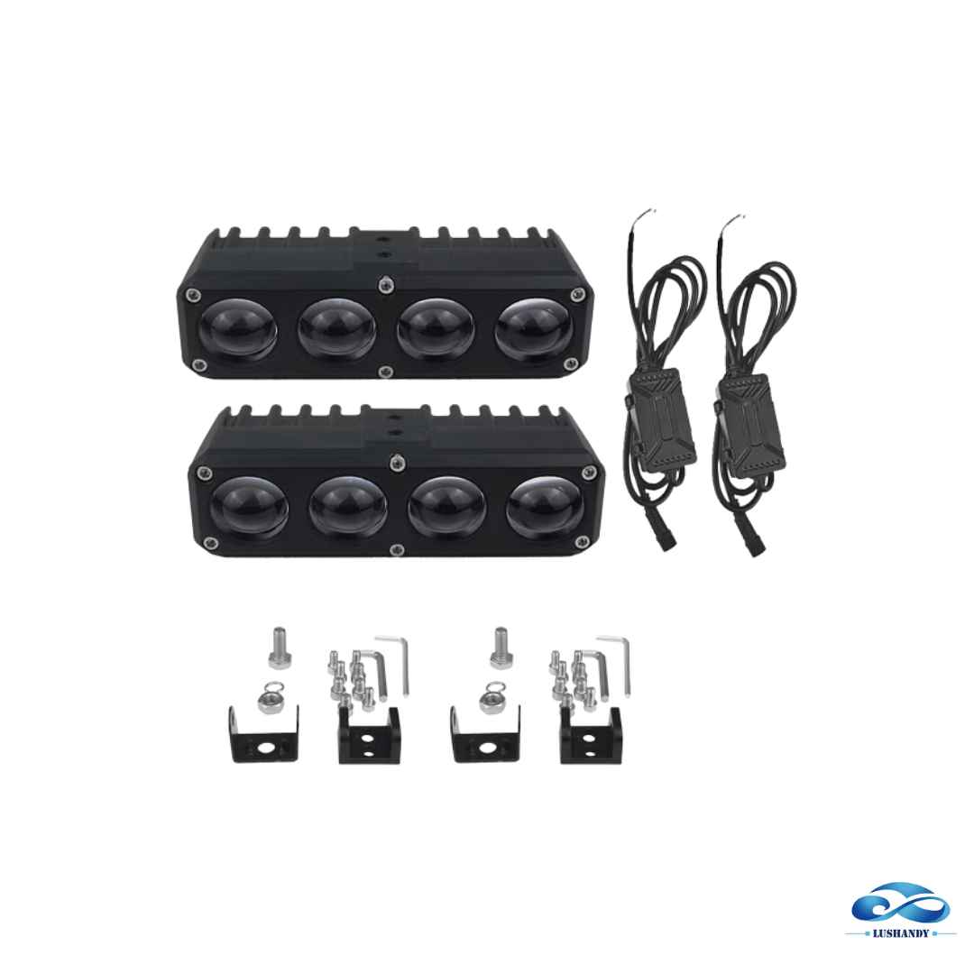 Foco Neblineros 4 Led E4  140W 12-24V 8000LM