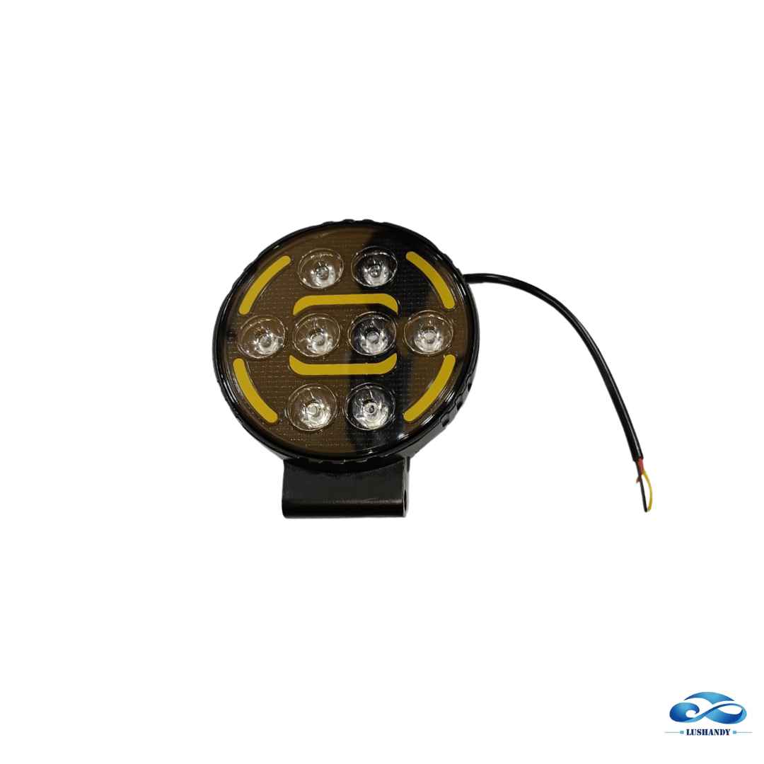 Foco Neblinero 8 Led Redondo De 12-60V Y 21W  Para Auto