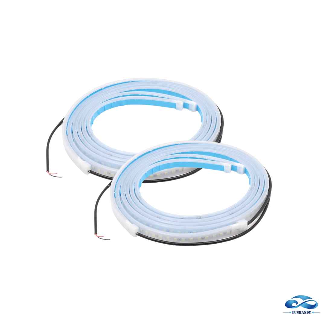 Tira Led Para Puertas Interior Del Auto 1.2Mts Blanca
