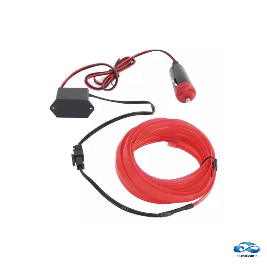 Tira Led Decorativa Para Interiores Del Auto 3Mts