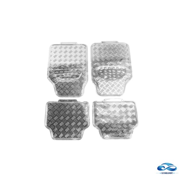 Cubre Piso para Autos con Efecto Metálico / Juego de 4 Piezas Cubre Piso para Autos con Efecto Metálico / Juego de 4 Piezas