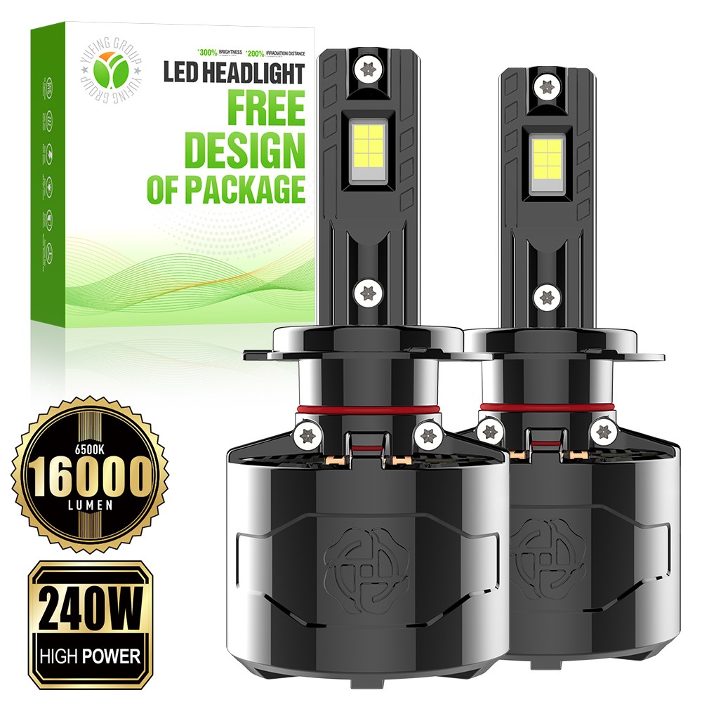 LED  240W 60.000LM 6000K Súper Brillante IP68 Resistente al Agua
