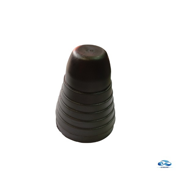 Protector de Goma Pequeño Tipo Fuelle Negro Flexible