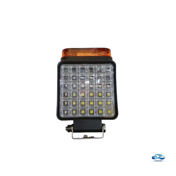 Foco LED Cuadrado Automotriz Y967 con Luz Ámbar
