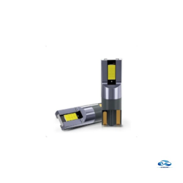 Ampolletas LED T10 COB para Auto Alta Iluminación Amarilla