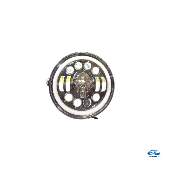 Foco LED Redondo Y844 con Diseño Calavera